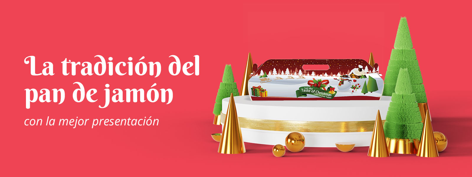 Cajas para pan de jamon venezolano en Miami, Florida, USA
