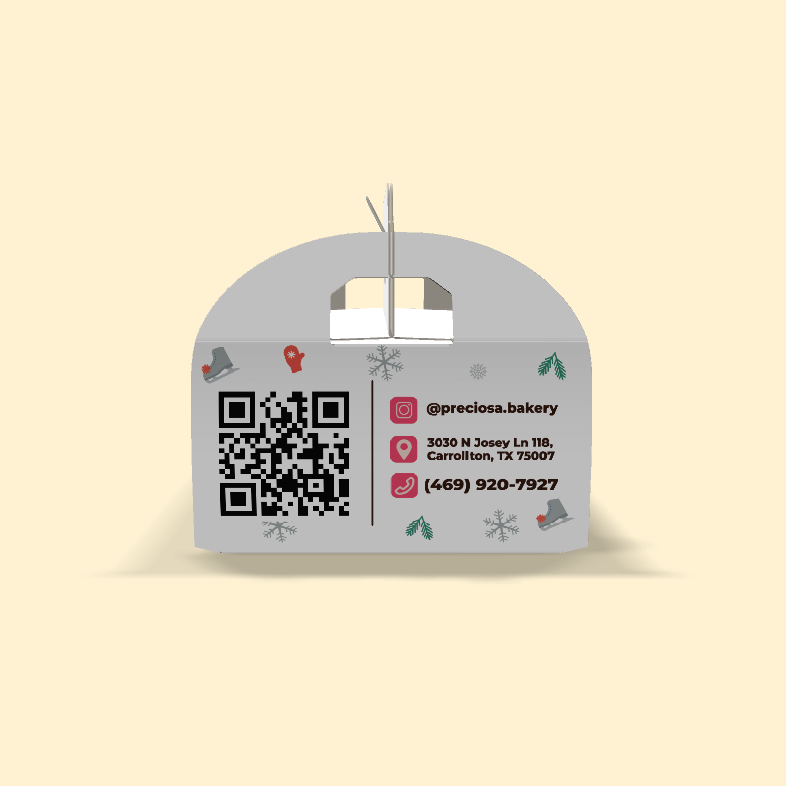 Caja para Pan de Jamón Personalizable en Hialeah, Florida
