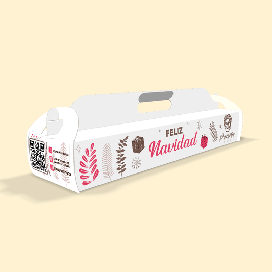Caja para Pan de Jamón Personalizable Coral Gables