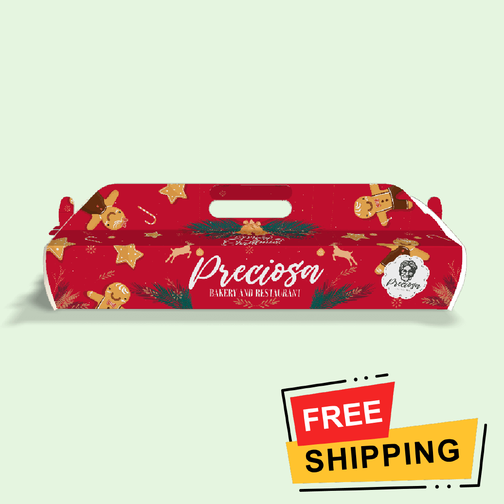 Caja para pan de jamon diseno personalizado