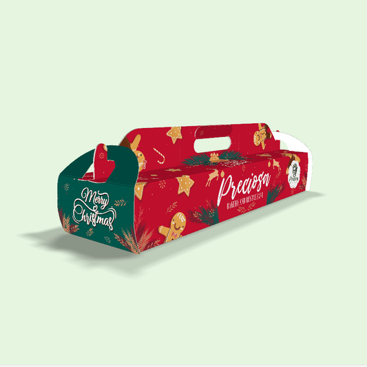 Caja para Pan de Jamón Full Diseño Personalizado