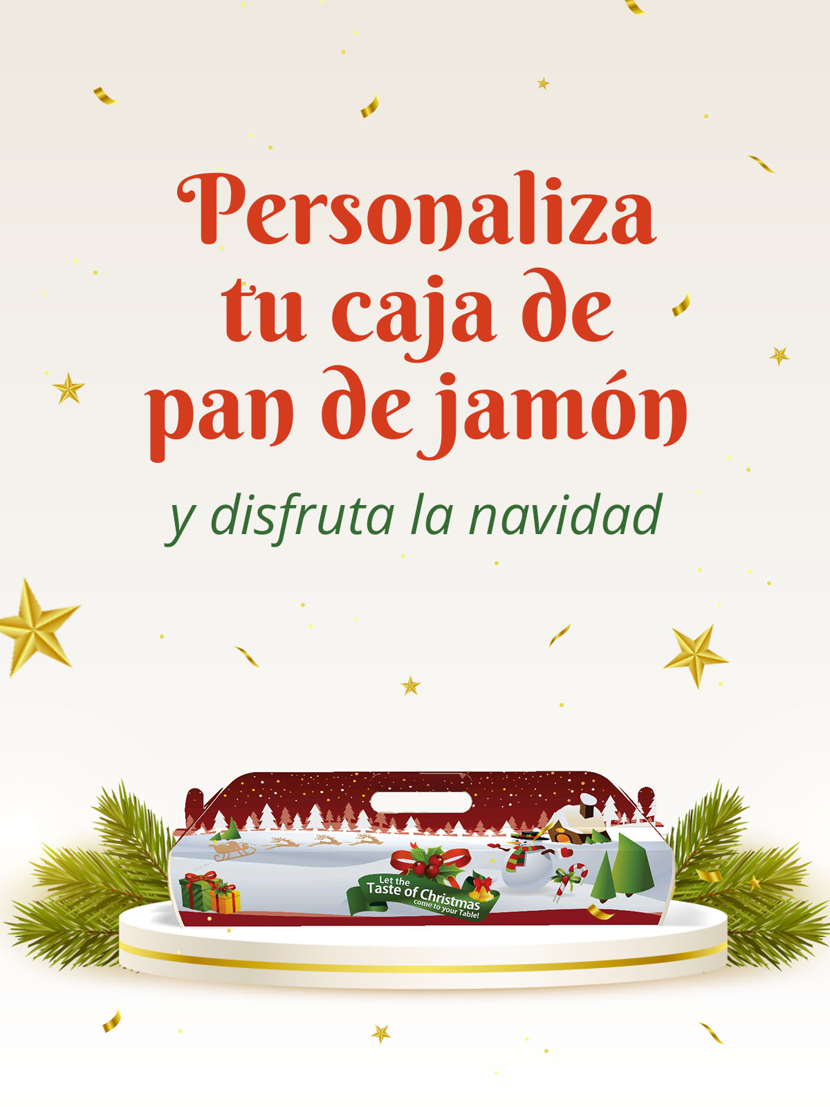 Cajas para pan de jamon venezolano en Miami