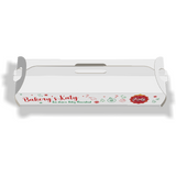 Caja para Pan de Jamón Personalizable con Logos y Social Media (Diseño Feliz Navidad) 