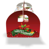 Caja para Pan de Jamón Navideña Generica